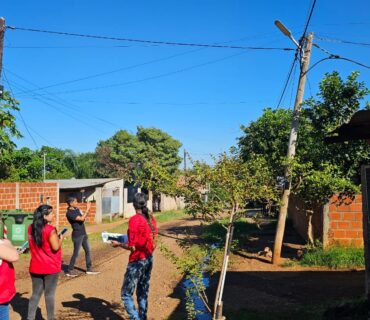 Relevamiento de alumbrado público en Barrio Belén