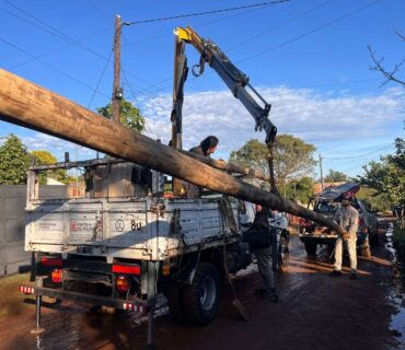 Comenzaron las obras de mejora del alumbrado público en el barrio Belén